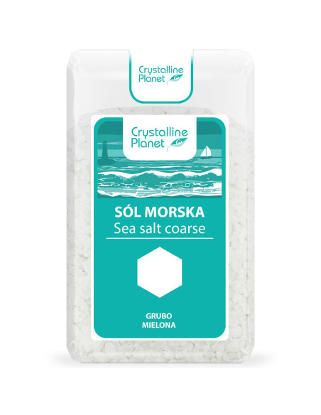 SÓL MORSKA GRUBO MIELONA 600 g - CRYSTALLINE PLANET
