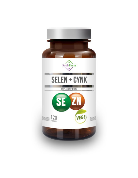 SELEN + CYNK 120 KAPSUŁEK - SOUL FARM