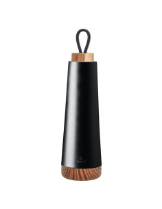 BUTELKA TERMICZNA Z SILIKONOWYM UCHWYTEM CZARNA 500 ml - CHIC-MIC