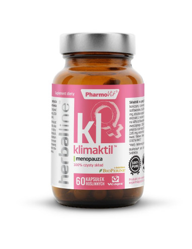 KAPSUŁKI NA MENOPAUZĘ (KLIMAKTIL) BEZGLUTENOWE 60 szt. - PHARMOVIT (HERBALLINE)