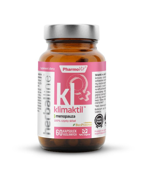 KAPSUŁKI NA MENOPAUZĘ (KLIMAKTIL) BEZGLUTENOWE 60 szt. - PHARMOVIT (HERBALLINE)