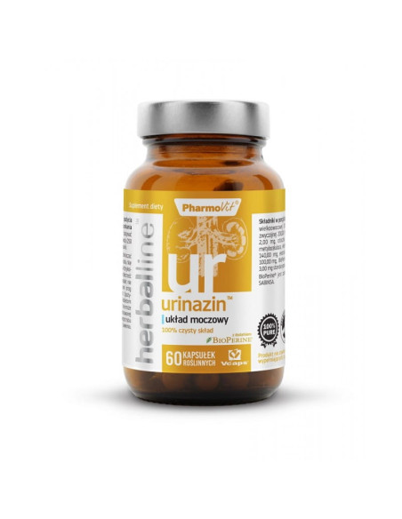 KAPSUŁKI NA UKŁAD MOCZOWY (URINAZIN) BEZGLUTENOWE 60 szt. - PHARMOVIT (HERBALLINE)