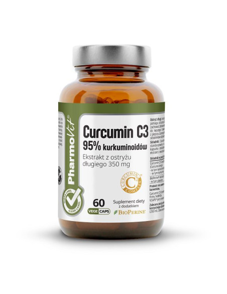 KURKUMA C3 COMPLEX BEZGLUTENOWA 60 KAPSUŁEK - PHARMOVIT (CLEAN LABEL)