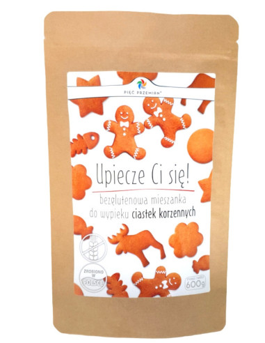 MIESZANKA DO WYPIEKU CIASTEK KORZENNYCH BEZGLUTENOWA 600 g - PIĘĆ PRZEMIAN (PRODUKT SEZONOWY)