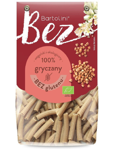 MAKARON (GRYCZANY) RURKA MACCHERONI BEZGLUTENOWY BIO 250 g - BARTOLINI