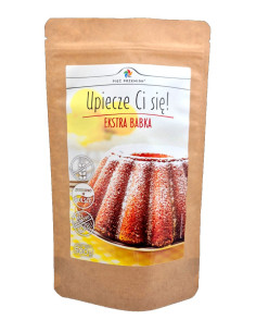 MIESZANKA DO WYPIEKU BABKI BEZ DODATKU CUKRÓW BEZGLUTENOWA 500 g - PIĘĆ PRZEMIAN