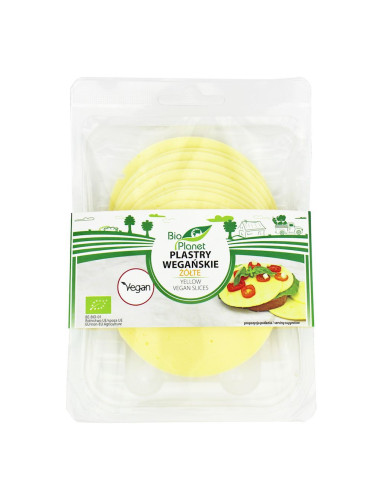 PLASTRY WEGAŃSKIE ŻÓŁTE BIO 160 g - BIO PLANET