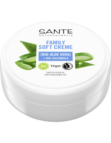 KREM DO TWARZY I CIAŁA FAMILY NAGIETEK I ALOES ECO 150 ml - SANTE