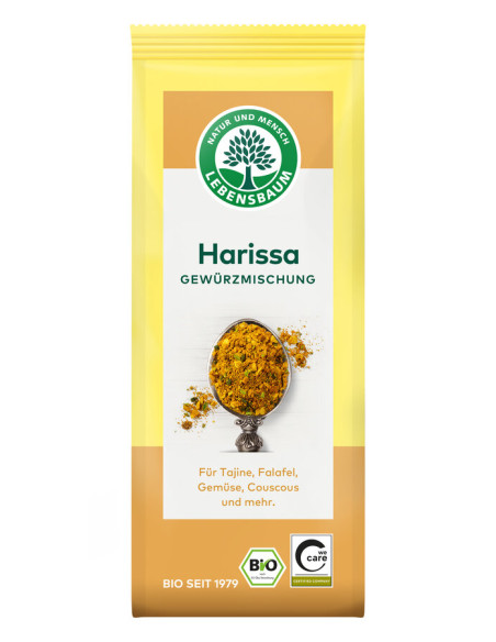 PRZYPRAWA HARISSA BIO 50 g - LEBENSBAUM