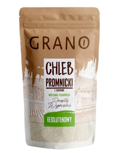MIESZANKA DO WYPIEKU CHLEBA PROMNICKIEGO Z ZIARNAMI BEZGLUTENOWA 500 g - GRANO