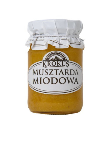 MUSZTARDA MIODOWA 185 g - KROKUS