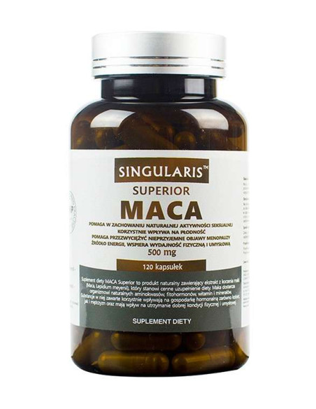 Maca 500mg Superior - 120kaps - Singularis