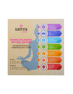 KADZIDEŁKA INDYJSKIE HARMONIZUJĄCE CZAKRY (49 szt.) - SATTVA (WELLNESS)