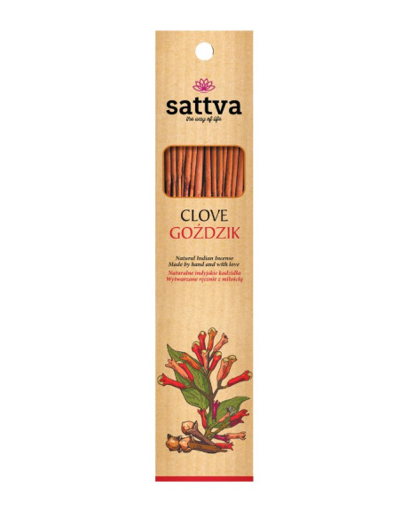 KADZIDEŁKA INDYJSKIE GOŹDZIK (15 szt.) 30 g - SATTVA (WELLNESS)