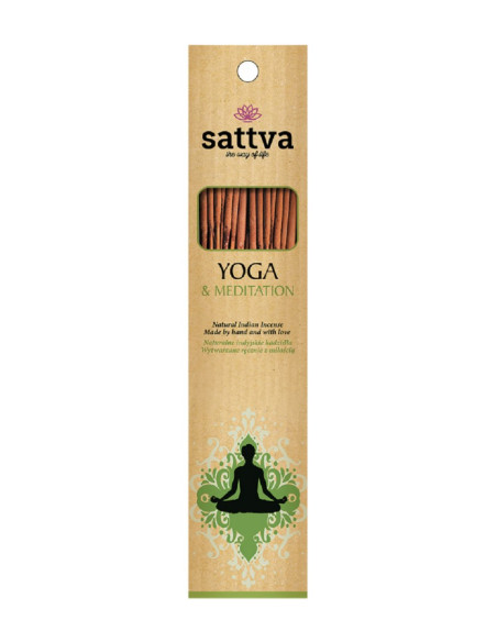 KADZIDEŁKA INDYJSKIE JOGA I MEDYTACJA (15 szt.) 30 g - SATTVA (WELLNESS)