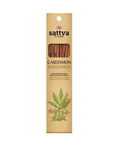 KADZIDŁO INDYJSKIE KARDAMON (15 szt.) 30 g - SATTVA (WELLNESS)