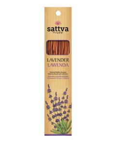 KADZIDEŁKA INDYJSKIE LAWENDA (15 szt.) 30 g - SATTVA (WELLNESS)