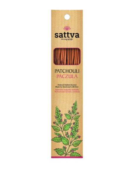 KADZIDEŁKA INDYJSKIE PACZULA (15 szt.) 30 g - SATTVA