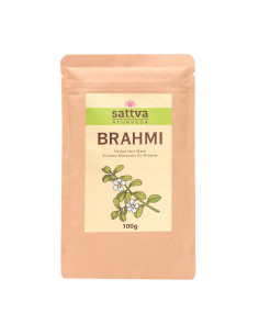MASECZKA ZIOŁOWA DO WŁOSÓW BRAHMI 100 g - SATTVA (AYURVEDA)