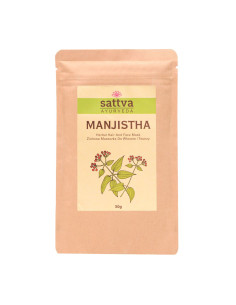 MASECZKA ZIOŁOWA DO TWARZY I WŁOSÓW MANJISTHA 50 g - SATTVA (AYURVEDA)