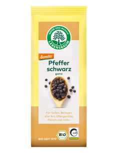 PIEPRZ CZARNY ZIARNISTY DEMETER BIO 50 g - LEBENSBAUM