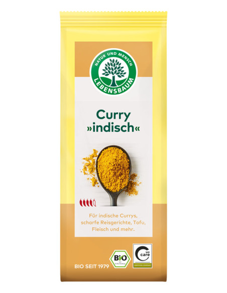 CURRY INDYJSKIE BIO 50 g - LEBENSBAUM