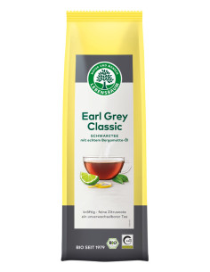 HERBATA CZARNA LIŚCIASTA EARL GREY BIO 100 g - LEBENSBAUM