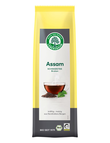 HERBATA CZARNA LIŚCIASTA ASSAM BIO 100 g - LEBENSBAUM