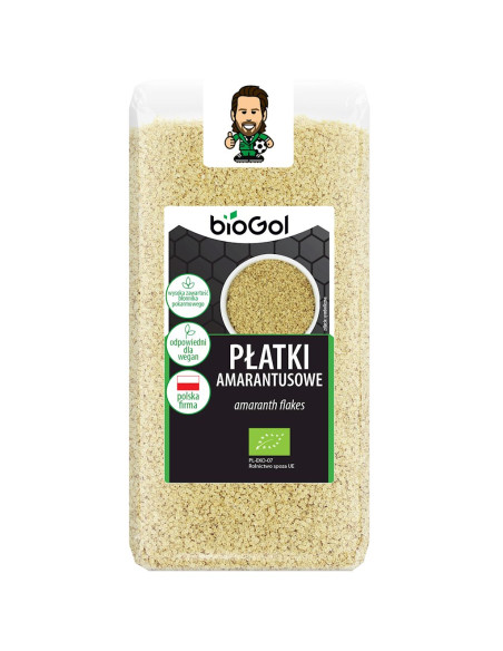 PŁATKI AMARANTUSOWE BIO 300 g - BIOGOL