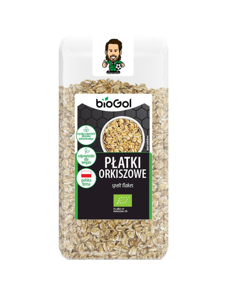 PŁATKI ORKISZOWE BIO 300 g - BIOGOL