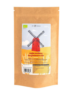 MĄKA OWSIANA BEZGLUTENOWA BIO 500 g - PIĘĆ PRZEMIAN