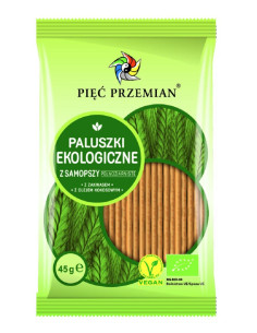 PALUSZKI Z SAMOPSZY PEŁNOZIARNISTE BIO 45 g - PIĘĆ PRZEMIAN