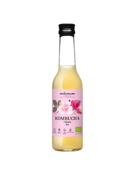 KOMBUCHA RÓŻANA BIO 270 ml - DELIKATNA