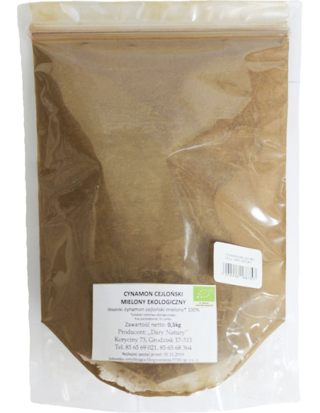 CYNAMON CEJLOŃSKI MIELONY BIO 500 g - HORECA (DARY NATURY)