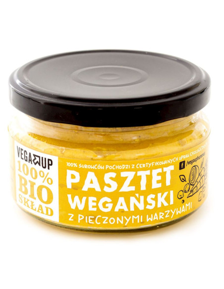 PASZTET WEGAŃSKI Z PIECZONYMI WARZYWAMI BIO 190 g - VEGA UP