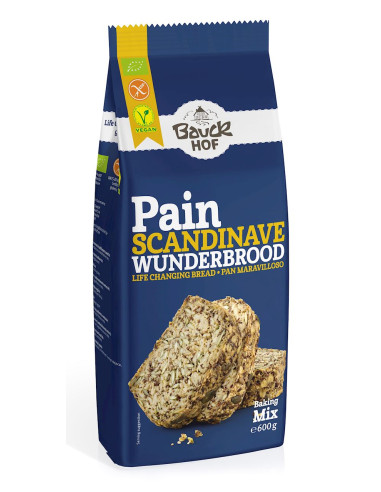 MIESZANKA DO WYPIEKU CHLEBA WIELOZIARNISTEGO BEZGLUTENOWA (SKANDYNAWSKA) BIO 600 g - BAUCK MUHLE (BAUCK HOF)