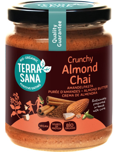 KREM MIGDAŁOWY PIERNIKOWY CRUNCHY BIO 250 g - TERRASANA (PRODUKT SEZONOWY)