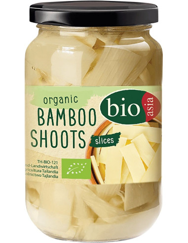 PĘDY BAMBUSA PLASTRY W ZALEWIE BIO 340 g (175 g) - BIOASIA