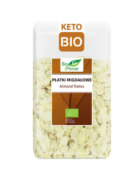 PŁATKI MIGDAŁOWE BIO 600 g - BIO PLANET
