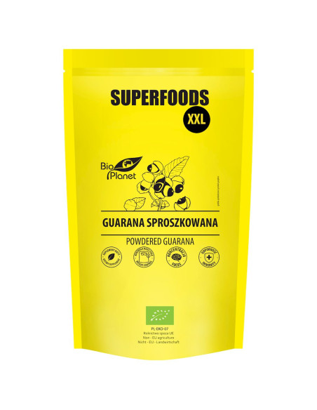 GUARANA SPROSZKOWANA BIO 500 g - BIO PLANET SUPERFOODS