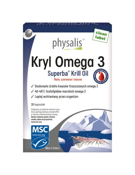KRYL OMEGA-3 30 KAPSUŁEK - PHYSALIS