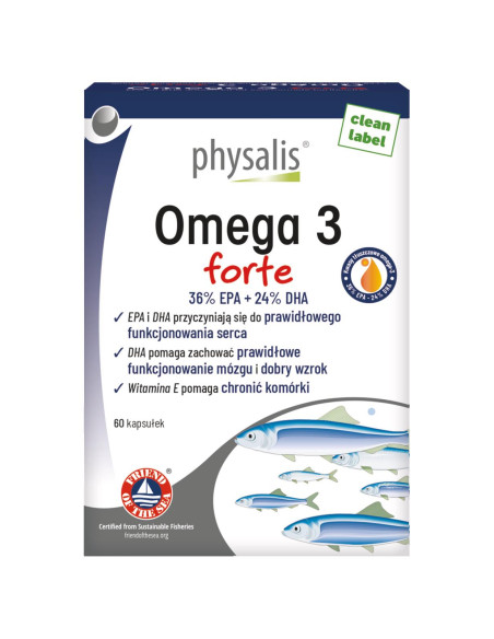 OMEGA-3 FORTE 60 KAPSUŁEK - PHYSALIS