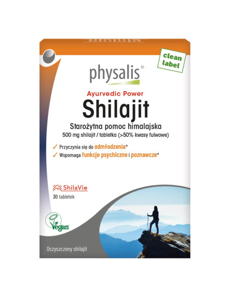 SHILAJIT (500 mg) 30 TABLETEK - PHYSALIS
