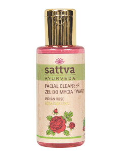 ŻEL DO MYCIA TWARZY RÓŻA INDYJSKA 100 ml - SATTVA (AYURVEDA)