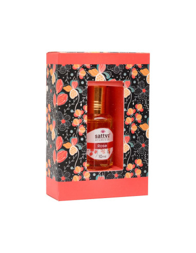 PERFUMY W OLEJKU RÓŻA (ROLL-ON) 10 ml - SATTVA (AYURVEDA)