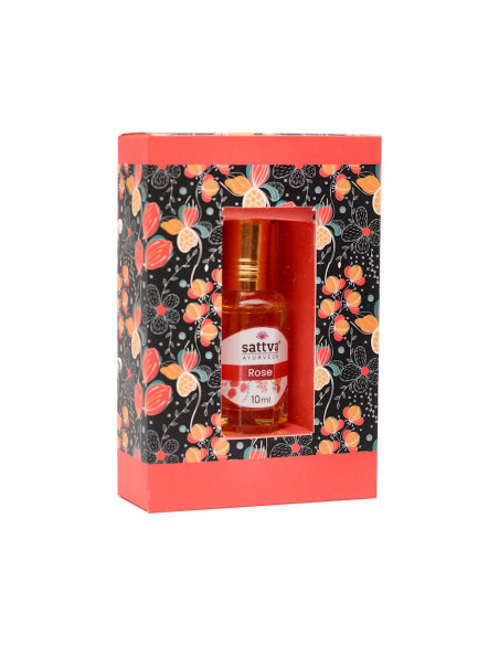 PERFUMY W OLEJKU RÓŻA (ROLL-ON) 10 ml - SATTVA (AYURVEDA)