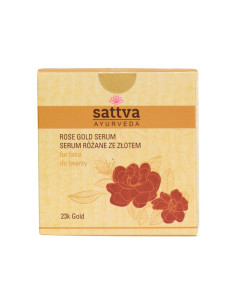 SERUM DO TWARZY RÓŻANE ZE ZŁOTEM 15 ml - SATTVA (AYURVEDA)