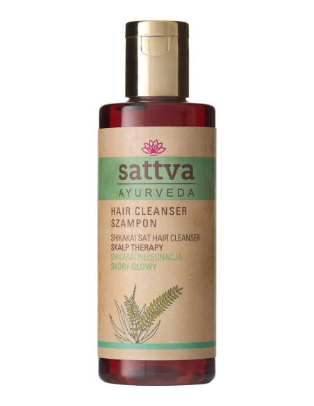 SZAMPON DO WŁOSÓW ZIOŁOWY SHIKAKAI 210 ml - SATTVA (AYURVEDA)