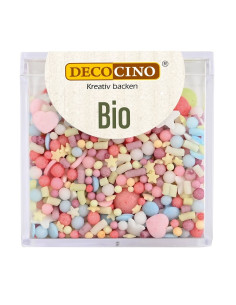 POSYPKA CUKROWA KOLOROWE PARTY MIX BIO 60 g - DECOCINO  (PRODUKT SEZONOWY)