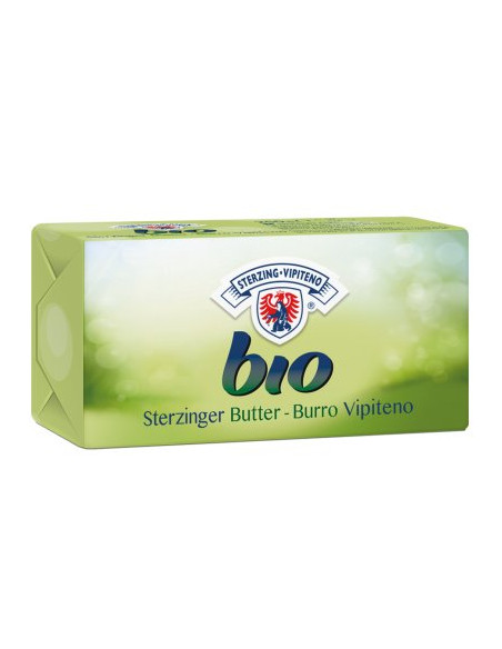 MASŁO KOSTKA (82 % TŁUSZCZU) BIO 250 g - STERZING-VIPITENO